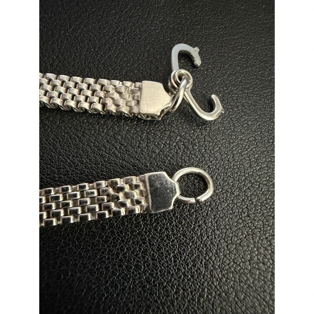 Vintage Speidel ID Bracelet Silver Tone Engraved USA